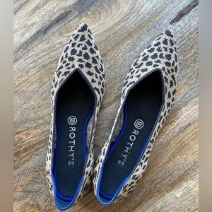 Rothys Leopard size 10 little Cat